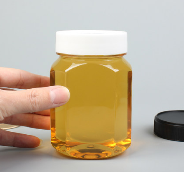 Plastic Squeeze Honey Sauce Bottles Jam Honey Jar Ketchup Mayonnaise Empty Sauce Container for Honey Packaging with Flip Cap