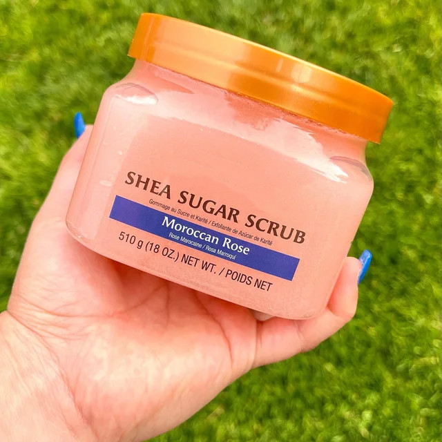Luxury 500ml/16oz Shea Sugar Scrub Empty Jar for Lotions and Creams Whipped Body Butter Container Square Body Scrub Jar with Lid
