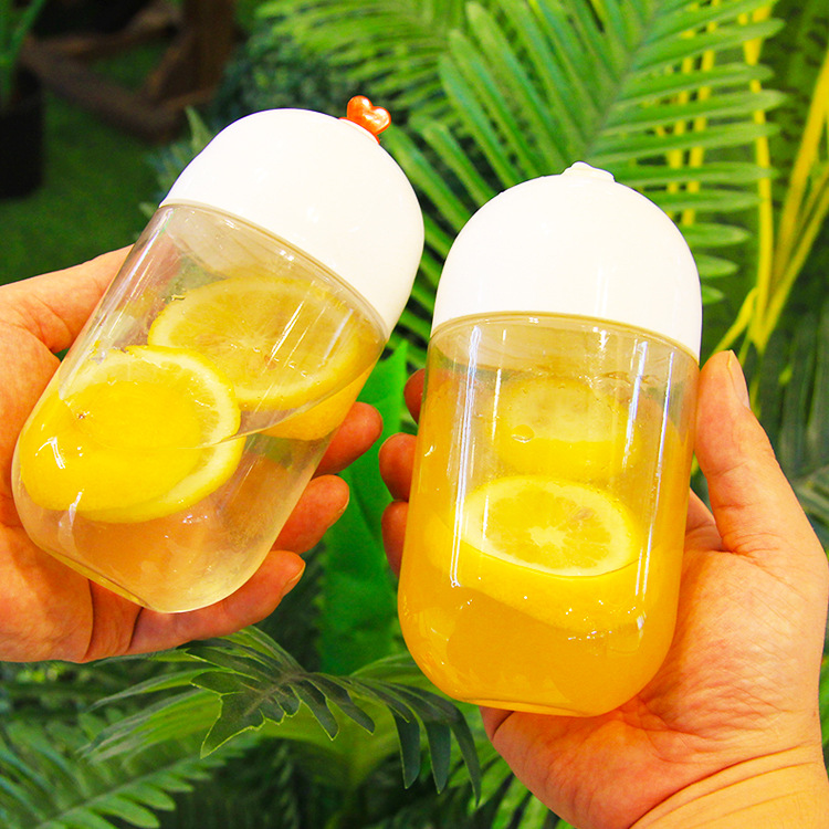 Juice Bottles Plastic Ginger Shot Bottle Orange Screen Printing 2oz 3oz 60ml 100ml Beverage Screw Cap Juice Bottle with Logo