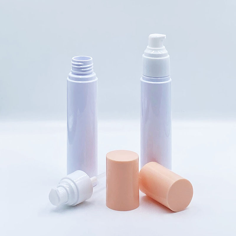 50ml 180ml Pink luxury cosmetic bottle for skin care cosmetic pump plastic lotion bottle