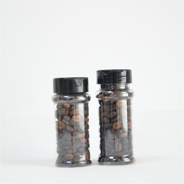 BPA Free 100Ml Storing Spice And Seasoning Powders Jars Clear Safe Plastic Bottle Containers With Shaker Lids