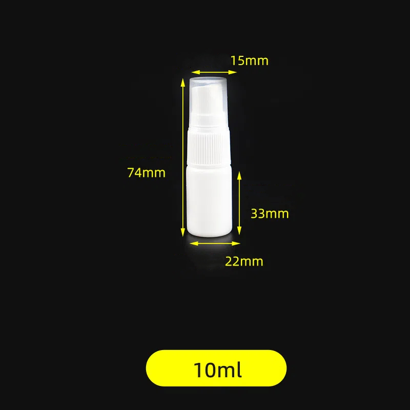 10ml 20ml 30ml 50ml 60ml 100ml White Plastic Fine Mist Spray Bottle Perfume Fragrance Liquid Dispenser Bottle Mouth Spray