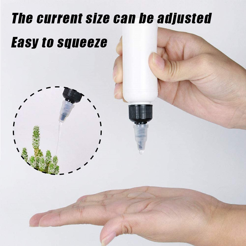 hdpe glue 30ml 60ml 100ml 120ml 250ml 500ml 1000ml transparent black squeeze plastic dropper bottle with twist cap