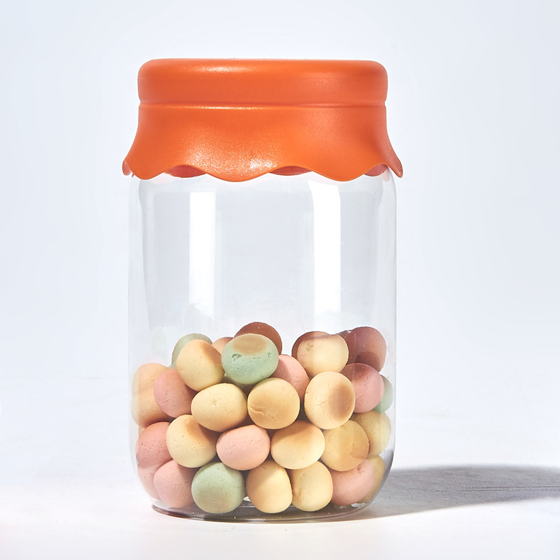 HOT SALE Free Sample 100g 150g 200g 250g Customize Clear Food Reserve PET Plastic Jar Round Square Can Snack Storage Container