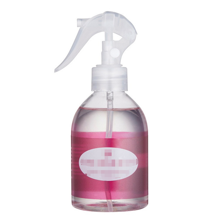 250ml 500ml matt black perfume bottle with trigger sprayer toilet cleaner bottle
