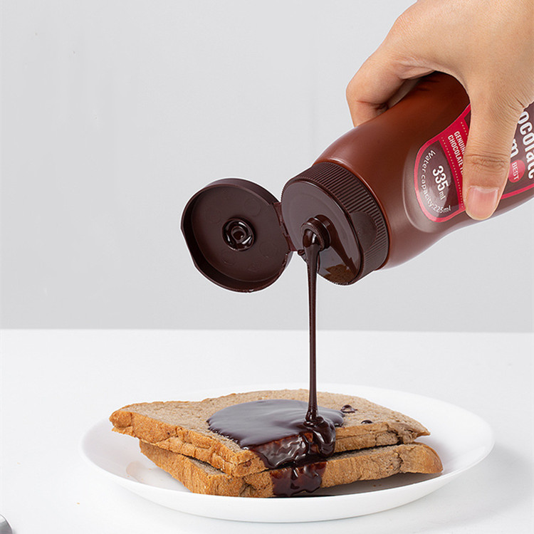 Siracha Sauce Bottle 300g/10oz 350g/12oz Chocolate Sauce Bottle Chocolate Syrup Cottles Chili Tomato Ketchup Squeeze Dispenser