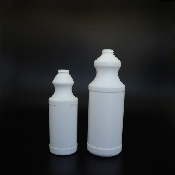 Clear Spray Bottles Trigger Round white HDPE Trigger Cleaning Plastic Spray Bottle with trigger