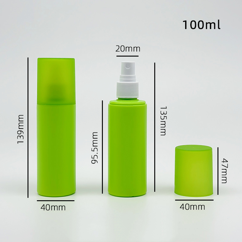 Plastic mist spray bottle full cover lid 60ml 80ml 100ml 120ml perfume oral mouth cleaning medical spray bottle cosmetic
