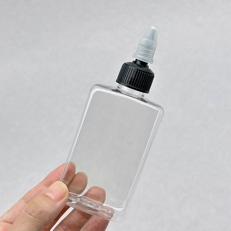 Oil injection bottle PE extrusion bottle 30ml drop glue tip cap gel glue lubricating oil plastic packaging bottle wholesale