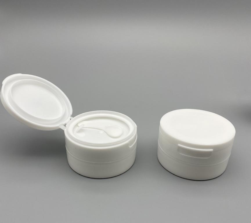 30g 50g 100g Wide Mouth Clamshell PP Powder Jar Cosmetic Jar With lid Spoon for Face Masque Hair Cream Body Scrubs Cleanser Mud