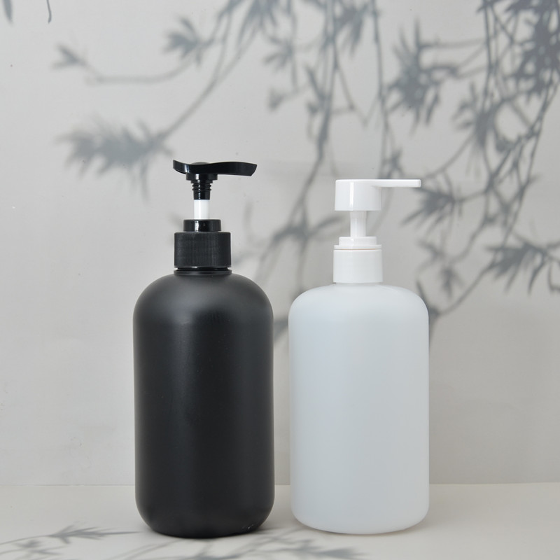 Custom Luxury 200ml 260ml 300ml 400ml 500ml Plush Body Cream Soap Lotion Matte Green Empty Soft Touch HDPE Lash Shampoo Bottle