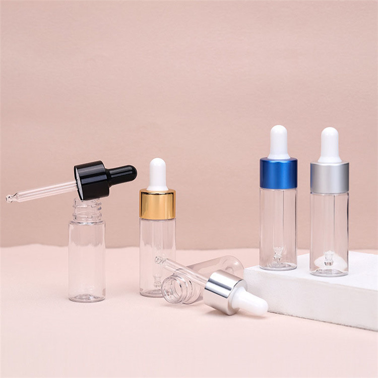 30ml 50ml 80ml 100ml 4oz Skincare eye serum Rubber dropper bottle matte cosmetic packaging essential oil plastic dropper bottle