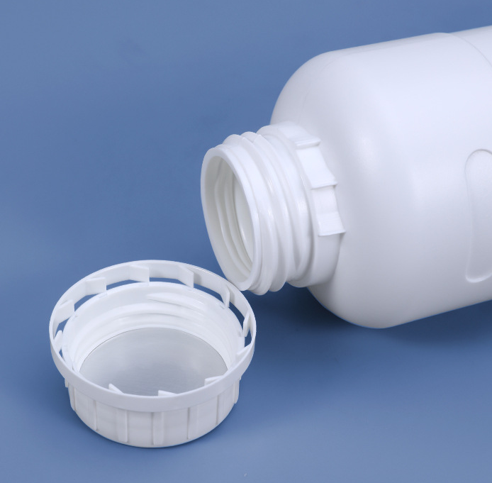 empty HDPE Plastic Round Bottle For Liquid Fertilizer Chemical Package for chemical agricultural pesticide storage