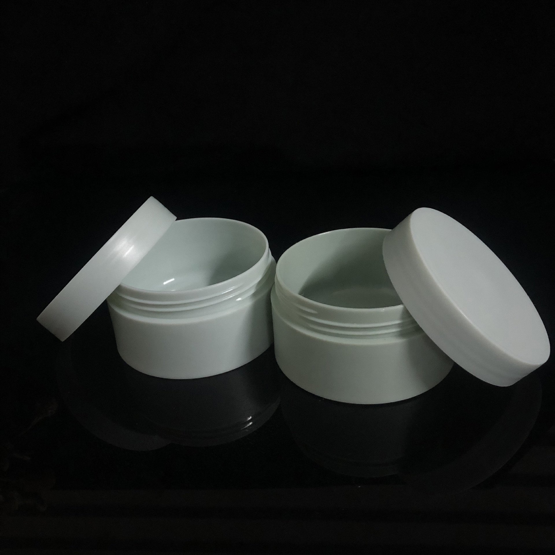 150g Wide mouth empty Clear frosted cosmetic Skin care cream jar Face Eye Cream Jars Cosmetic Container