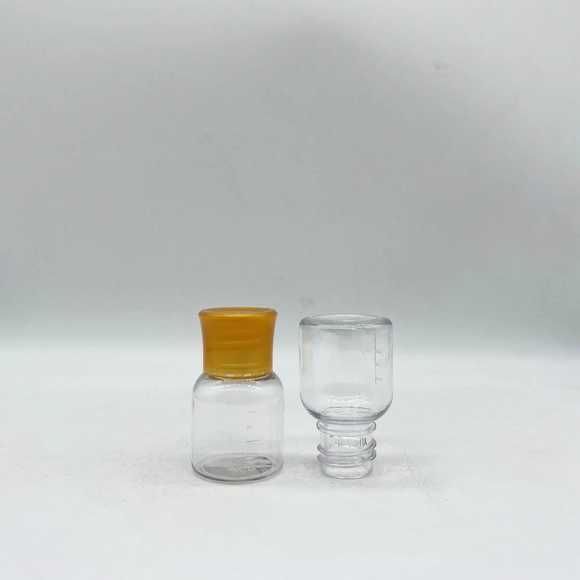 10ml Liquid Cosmetics Sample Trial Bottles Travel Size Plastic Toner Skin Care Oil Serum Shampoo Sample Bottle With Stopper Cap