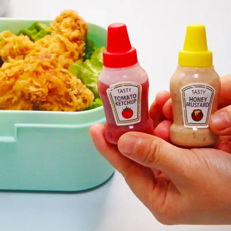 hot sauce bottles 500ml Food Grade Refillable Clear Plastic HDPE PET Squeeze bottles for hot chilli Mustard BBQ Condiment sauce