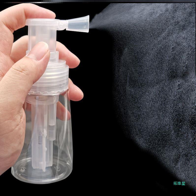Plastic Baby Body Talcum Powder Spray Bottle 35ml 50ml 60ml 80ml 120ml 180ml Empty Glitter Dry Barber Hair Powder Spray Bottle