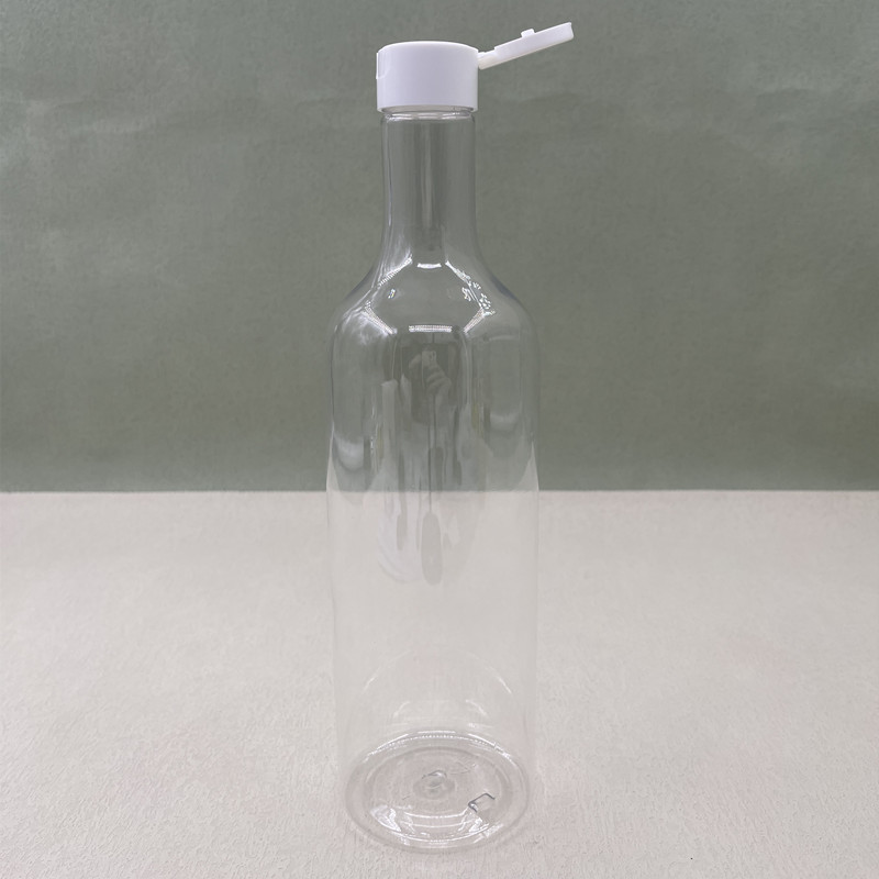 Custom Empty Liquor Bottles 750ml with Flip Cap Olive oil and Vinegar Bottle Set Spirits Liquor Wine Whisky Vodka Tequila Bottle
