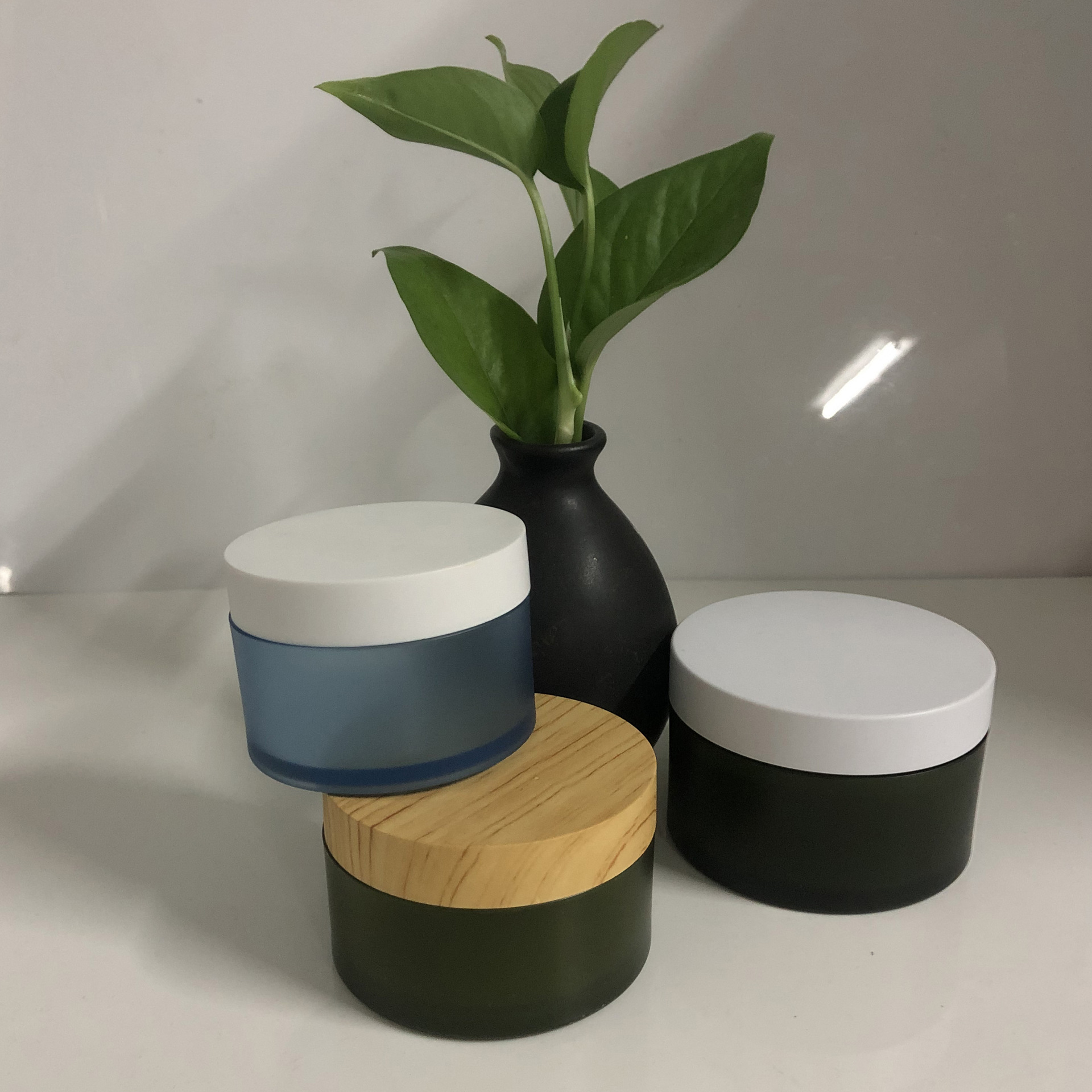 100g 120g 150g  Face Cream Lip Scrub Cosmetic Packaging Container Cosmetics Jar For Body Polish Body Butter Face Cream