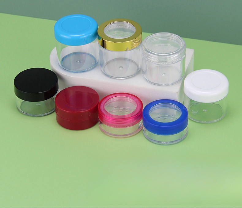 loose powder jar 100ml 120ml 150ml 200ml 250ml 300ml 500ml 8oz Black cosmetic jar for cream cosmetic packaging containers