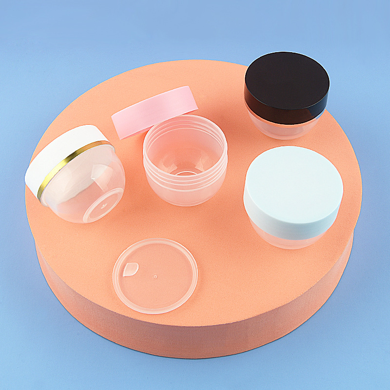 30g wide mouth pp Scrub jar Face Cream jar Makeup Remover Cream Lotion Bottle Facial Mask Round Bottom Hair Mask Cream jar