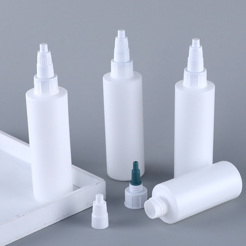 60ml 80ml 100ml Antibacterial ear wash bottle for cats and dogs ear drop bottle for pets Soft silicone tip pe plastic tip bottle