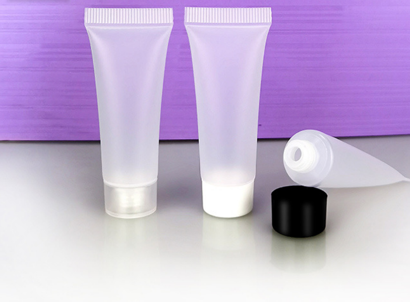 Empty  frosted semi clear Squeeze Tube plastic cosmetic soft tube cosmetic hose for facial cleanser Toothpaste squeeze hose