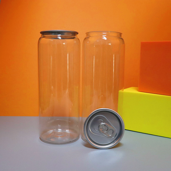 Custom Printed Logo Label 250ml 330ml fruit juice cans soda milk Plastic Juice Bottle 500ml plastic drink cans
