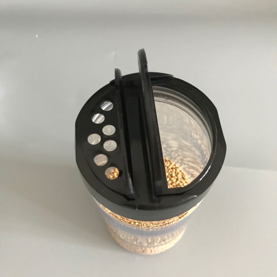 PET Plastic Spice Shaker Jars With Dual Flip Top Lid 80ml 100ml 120ml 250ml 360ml 400ml 500ml Salt Pepper Powder Condiment jar