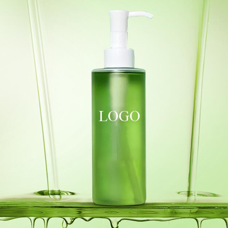 100ml 120ml 150ml 200ml PET customized package Plastic Cosmetic Lotion Cleansing Oil matte round square Bottles with lock Pump
