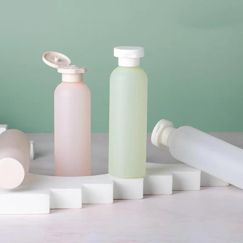 200ml 300ml Color HDPE Plastic Shampoo Conditioner Flip Cap Bottle 250ml 300ml 400ml 500ml Body Lotion Wash Shower Gel Bottle