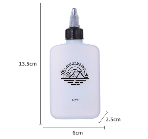 6-pack Plastic Squeeze Bottles for Sauces 16 OZ Condiment Squeeze Bottles for Liquids BPA Free Squirt Bottles with Twist Cap
