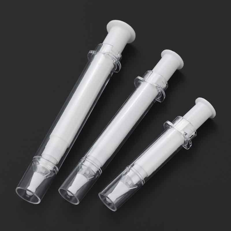Potion Bottles 5ml 10ml 20ml Airless Plastic Syringe Eye Cream Bottle Airless Beauty Syringe Tube Cosmetic Packaging