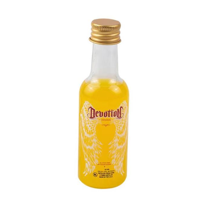 50ml 60ml bottle for alcohol drink small Plastic Beverage bottle for liquor wine vodka With tamper proof Caps