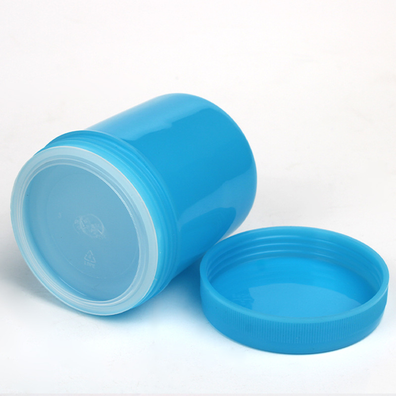 Storage Jar Customized PP PE Plastic Matte Jars Bottle Pink Blue Green 150ml 250ml 300ml 500ml for Industrial Chemical Packaging