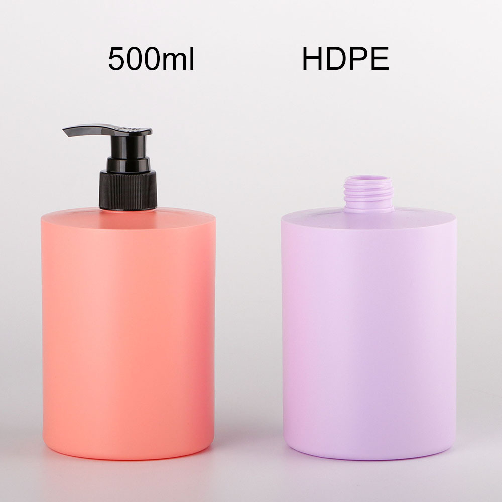 Pink  Green Purple 250ml 500ml HDPE shampoo pump bottle 300ml flip cap bottle kids face wash hand sanitizer lotion dispenser