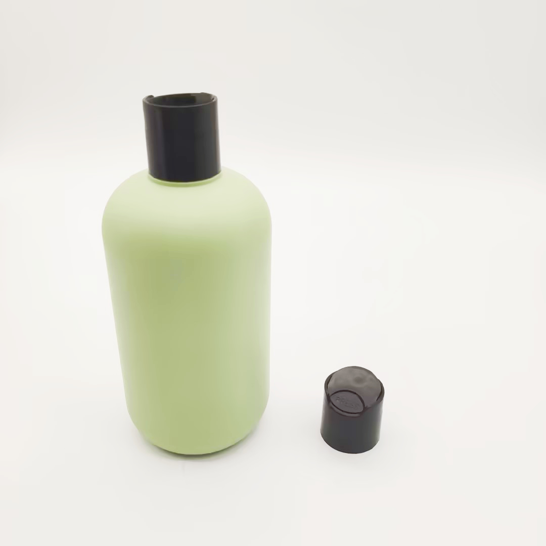 Shampoo Bottle With Disc Cap 250ml 300ml 500ml HDPE Lotion Bottle body wash Liquid soap Bottle with Pump Dispenser Trigger Spray