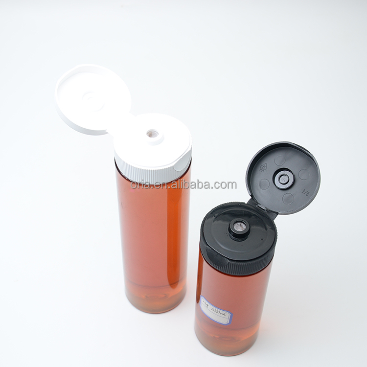 Custom 7ml 15ml 30ml 60ml 120ml Empty Sample Bottle  Dropper Bottle Plastic squeeze bottle with flip top cap