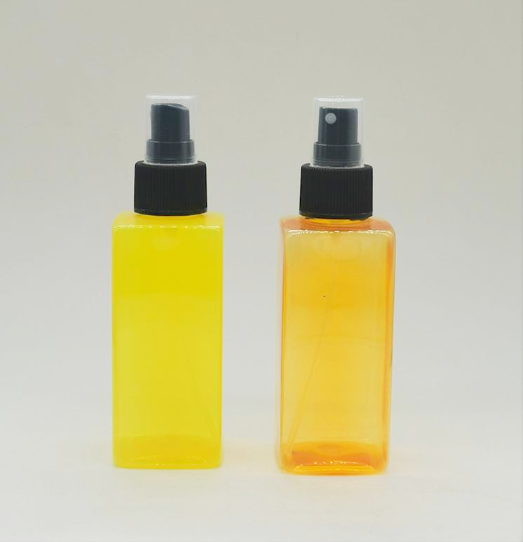Custom Yellow Green Color Clear 100 ml 120ml Plastic Spray Bottle Toner Perfume Aroma Fragrance Diffuser Sprayer Bottle