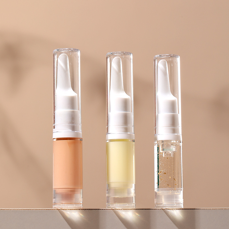 Travel Size 5ml 10ml 15ml Liquid Foundation Dispenser Pen Vacuum Travel Press Portable Sample Emulsion Liquid Foundation Set