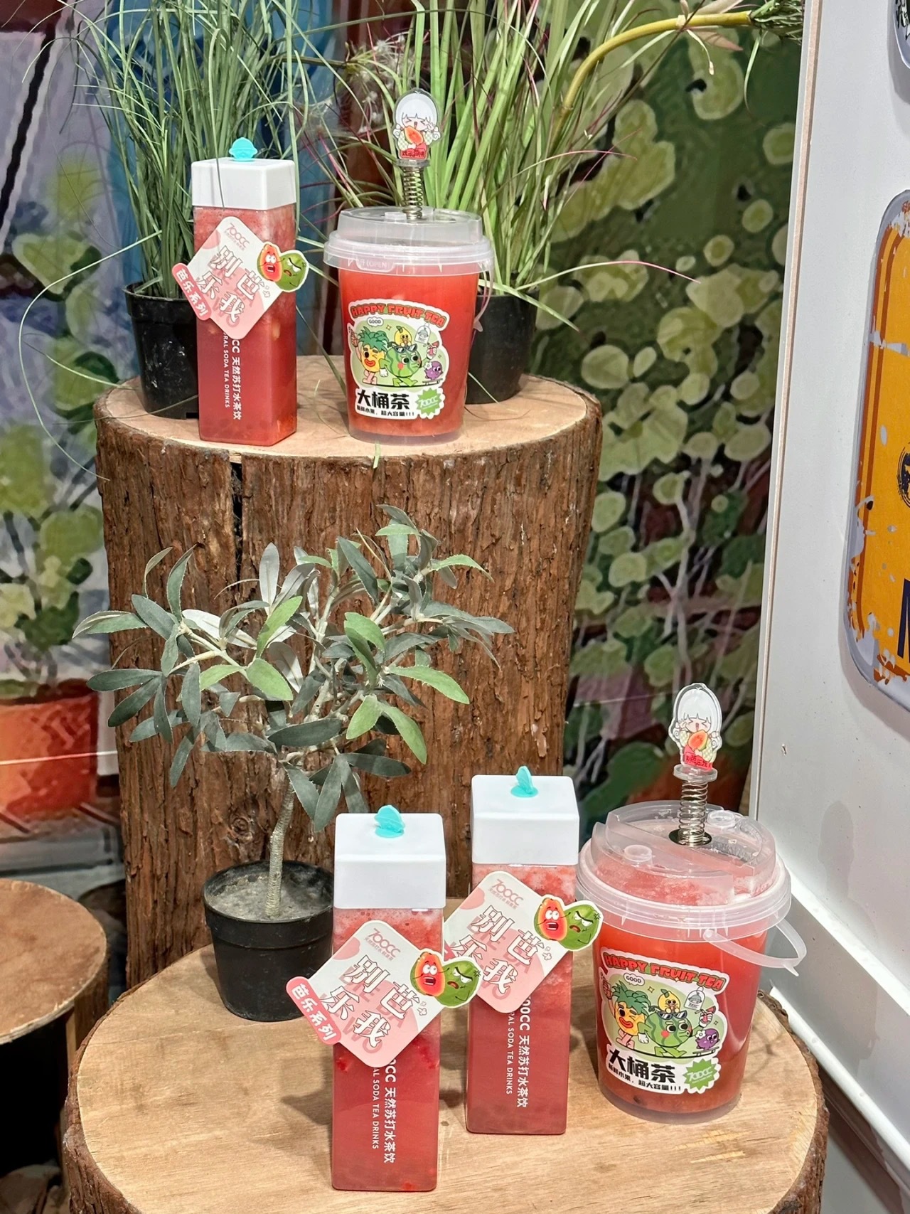 300ml 400ml 500ml Square Plastic Pet Juice Bottles PET Plastic Cup Jar Vase Can PET Plastic Beverage Bottle