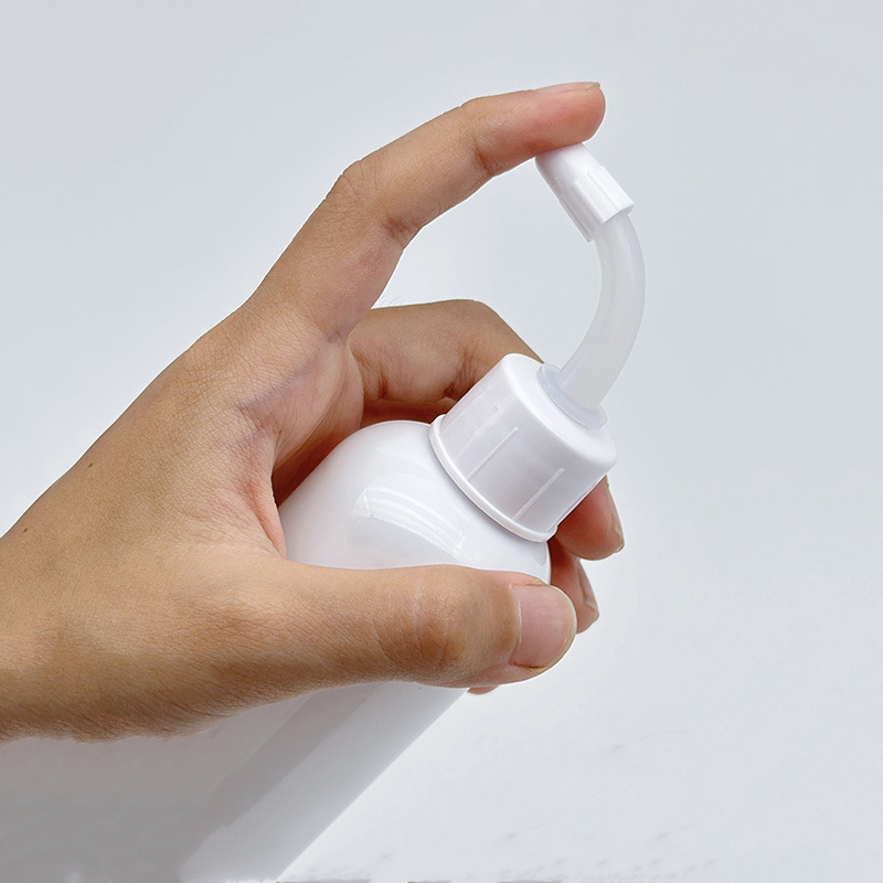 New pet Ear Drops Eye Drop bottle 60ml long hose cap nose cleaner package PET Spout soft squeeze cleaning bottle with Cap