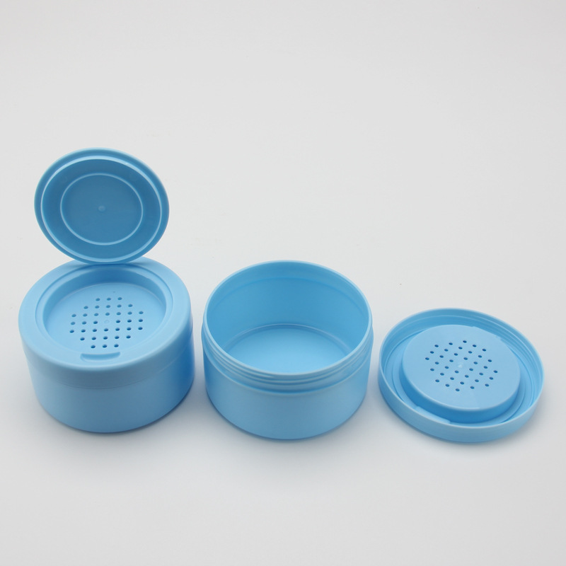 5oz 150ml Baby Powder Plastic Jars with Flip Caps for Body Butter with Lid Hair Pomade Container Packaging Cream Oil Bottle