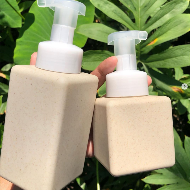 Square PETG PET 200ml 300ml Colorful Press Pump Bottle Hand Soap Round Bottles Customize Cosmetic Bottles Liquid Lotion Jar