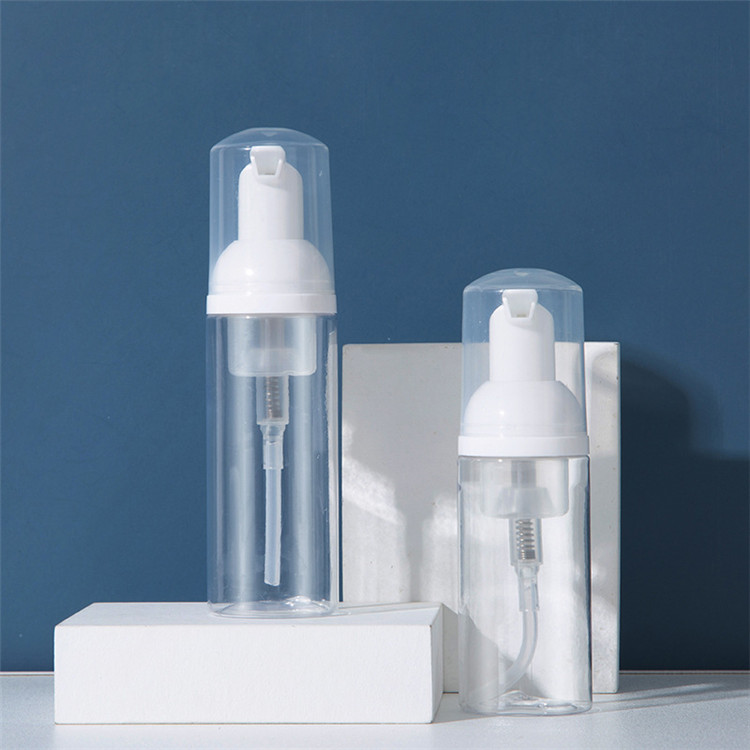 30ml 50ml 100ml Cleanser Bottle Bath Wash Eyelash Foaming Pink Frosted Foam Pump Bottle