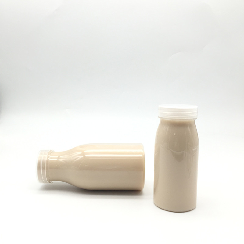 Wholesale 200ml 300ml Empty Disposable Greek Yogurt Container Plastic Yogurt Drink Bottle Milk Storage Container Bottle With Lid