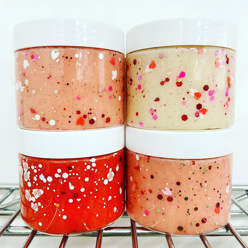 120ml 200ml 250ml 500ml 4oz 6oz 8oz 16oz Wide Mouth Clear Round Plastic Jar with Lid for Slime Container and Slime Jars for Kids
