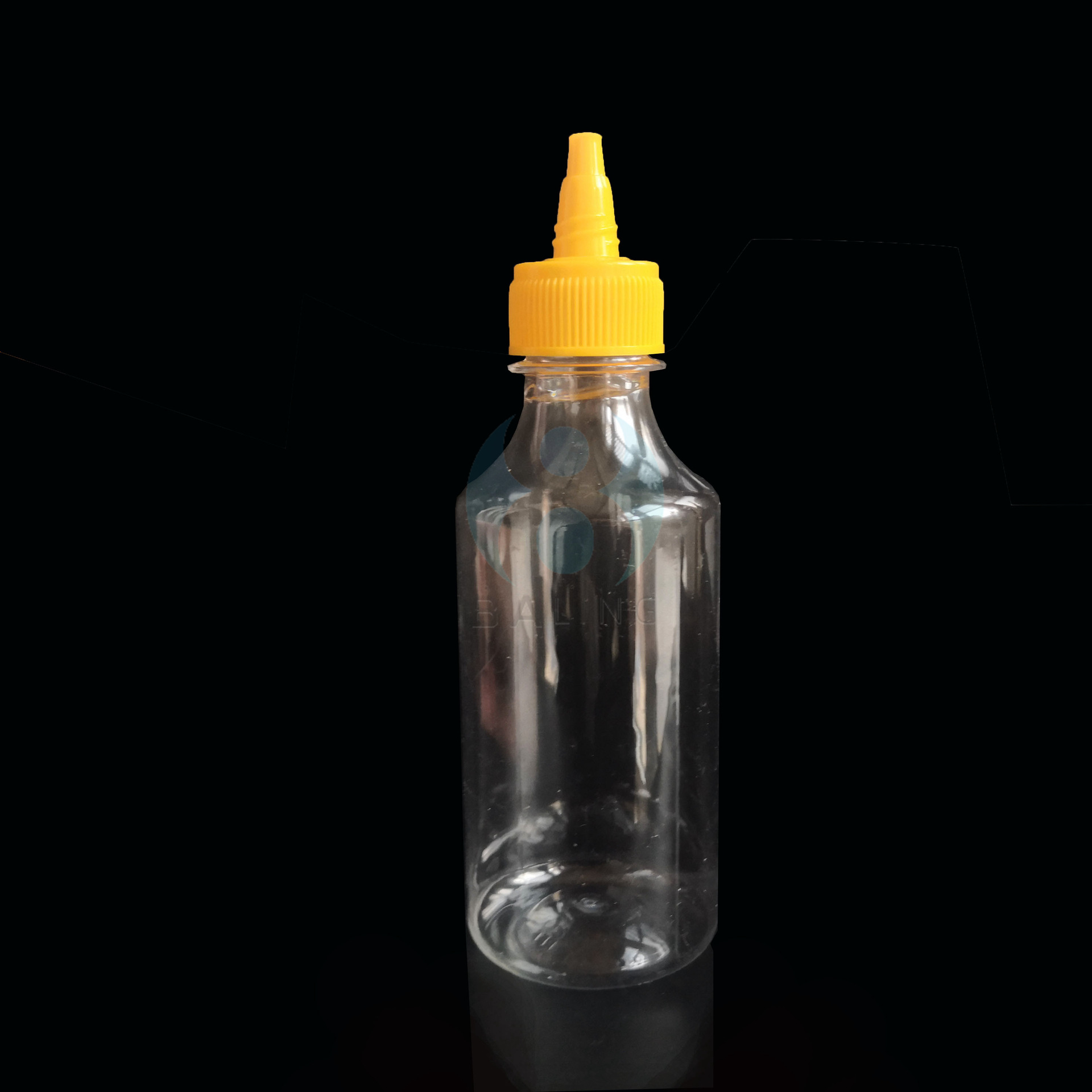 sriracha sauce dispenser bottle 250ml 8oz 500ml For Barbecue Hot sauce bottle PET plastic soft squeeze bottle with Twist Top Cap