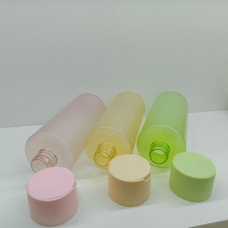 30ml 100ml Cosmetics Packaging Bottle Frosted Facial Toner Lotion Customize Plastic Bottle Packaging With Disc Top Cover