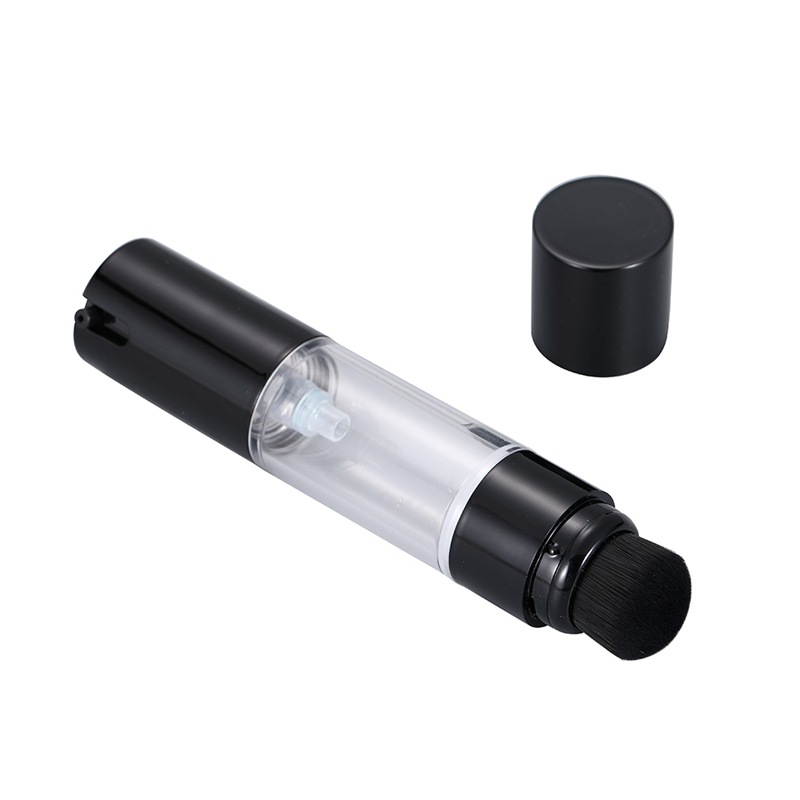 New 15ml 25ml 30ml Airless Serum Liquid Foundation Blush Concealer Pump Bottle With Brush Cap Cosmetics Makeup Tool Container